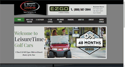 Desktop Screenshot of leisuretimegolfcars.com